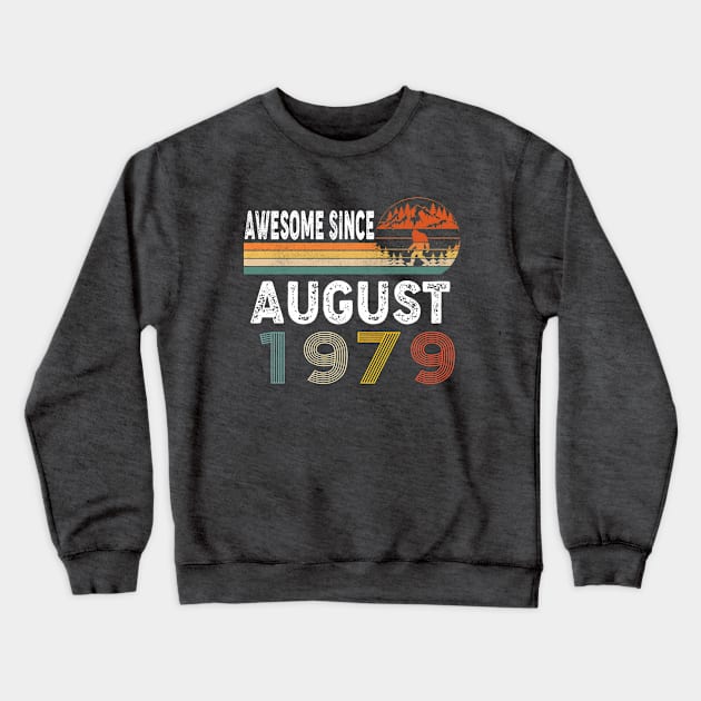 Awesome Since August 1979 Crewneck Sweatshirt by ThanhNga